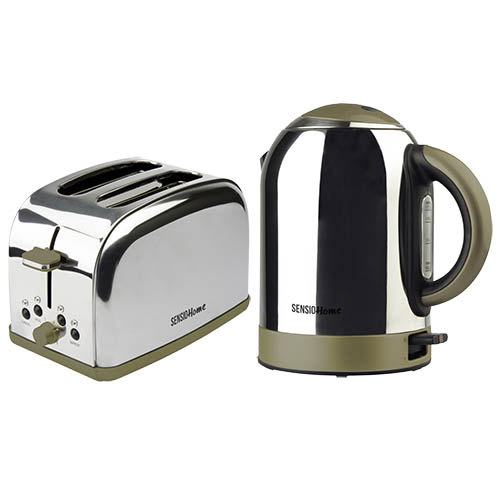Sensio Home Silhouettes 2 Slice Toaster & 3KW Bullet Kettle