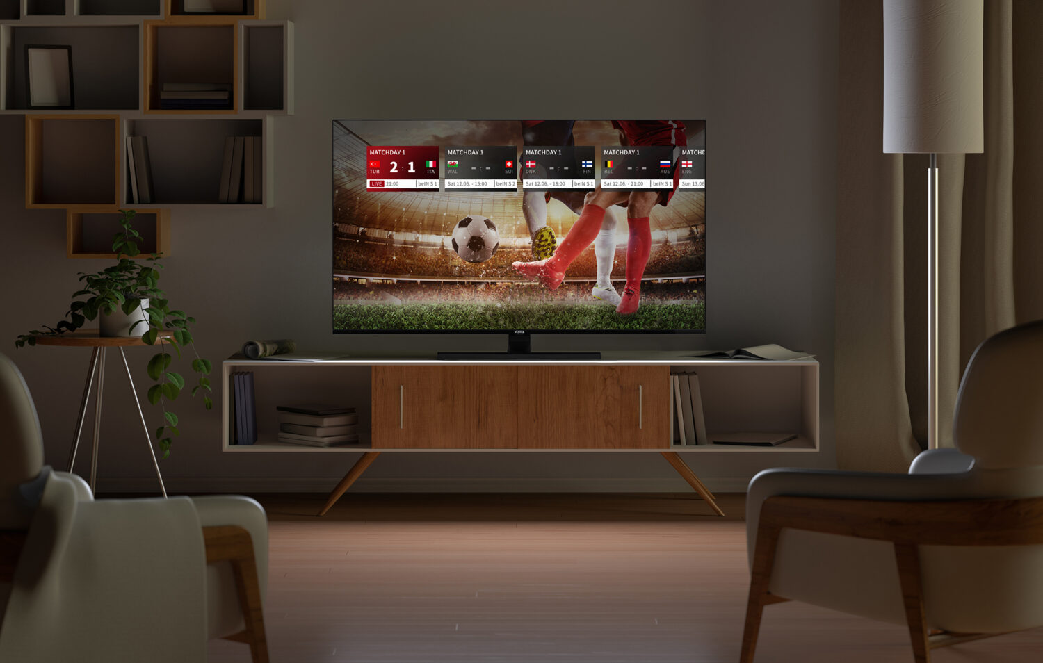 Vestel launches Football Corner app for smart TVs